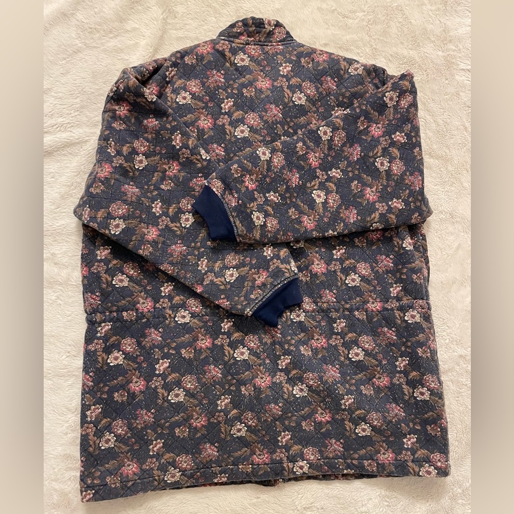 Floral Patterned Women's Jacket - Picture 2 of 4